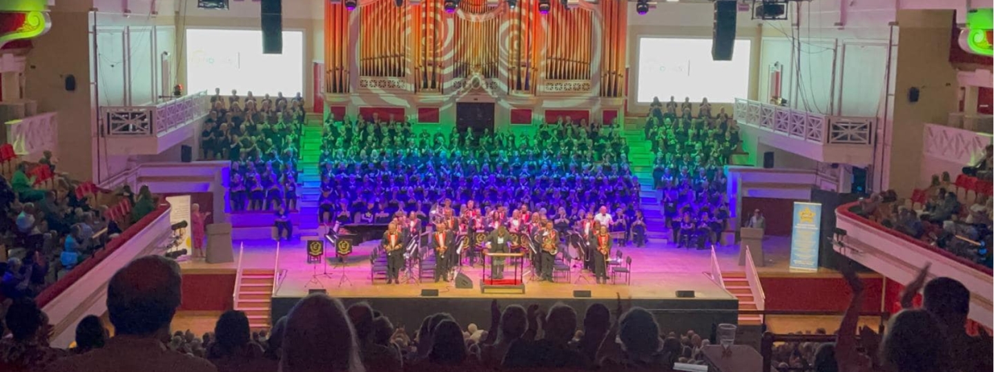 Enderby Band @ De Montfort with Rock Choir 2024